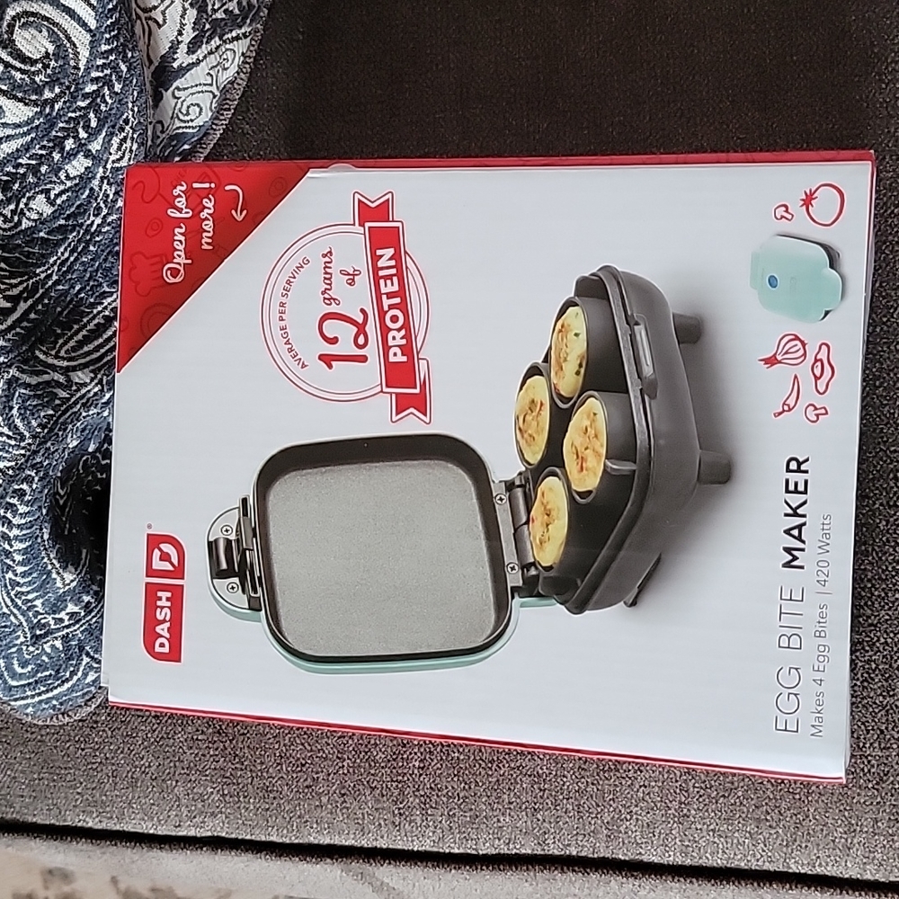 Dash egg bite maker.  New in unopened box.